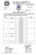 संभावित अपाङ्गता भएका ब्यक्तिहरुको तथ्यांक संकलन तथा अद्यावधिक सम्बन्धी सूचना।